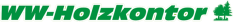 Logo Holzkontor, Westerwälder Massivholzdiele, Bauholz Verkauf